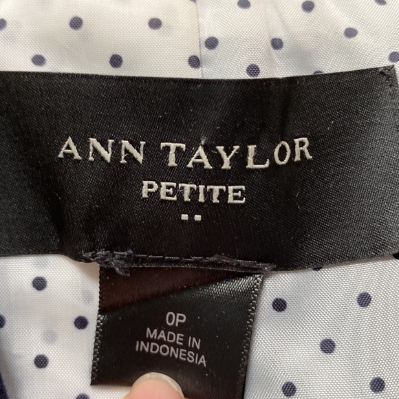 Ann Taylor Petite Navy Blazer - Picture 2 of 3
